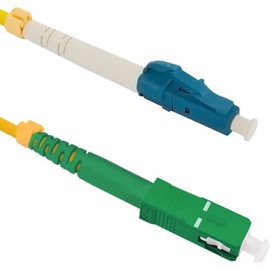 Juhe Qoltec LC/UPC / SC/APC Optic Singlemode Cable Yellow 1m