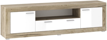 Tuckano TB-190 Warsaw RTV Stand Oak/White