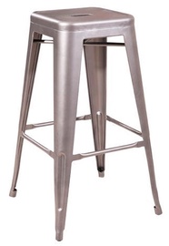 Signal Meble Hoker Long Bar Stool Stainless Steel