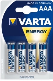 Baterijas Varta, AAA, 4 gab.