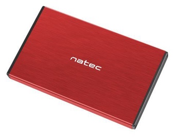 Natec External Enclosure for 2.5'' SATA USB 3.0 Red