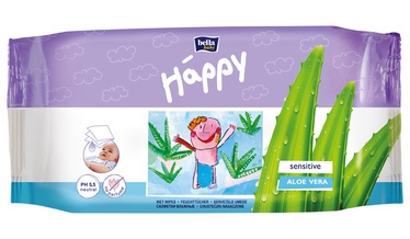 Bella Baby Happy Sensitive Wet Wipes Aloe Vera 10pcs