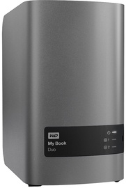 Жесткий диск Western Digital My Book Duo RAID Storage USB 3.0, HDD, 8 TB, серебристый/черный