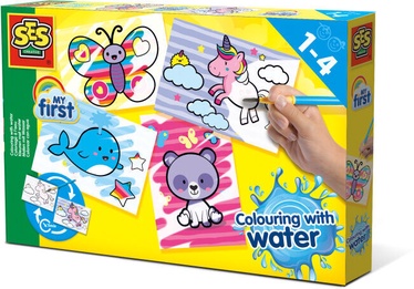 SES Creative Colouring With Water Fantasy Animals
