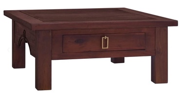 Kafijas galdiņš VLX Classical, tumši brūna, 680 mm x 680 mm x 300 mm