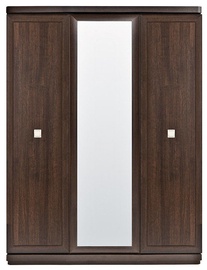 Black Red White Oregon Wardrobe SZF3D Canterbury Oak