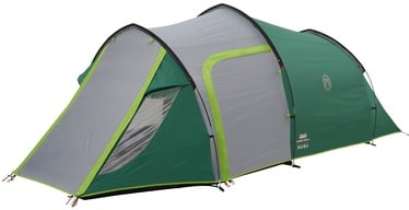 Trīsvietīga telts Coleman Chimney Rock 3 Plus, zaļa