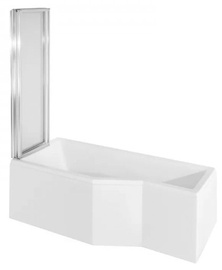 Ванна Besco Integra 150 Left, 1500 мм x 750 мм x 390 мм, левосторонняя