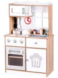 Rotaļu virtuve EcoToys Wooden Kitchen Stove Set 53776