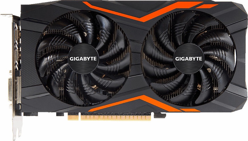 Vaizdo plokštė Gigabyte GeForce GTX 1050 TI GV-N105TG1 GAMING-4GD 1.0, 4 GB, GDDR5