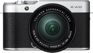 Fujifilm X-A10 Mirrorless Digital Camera + 16-50mm Lens Silver