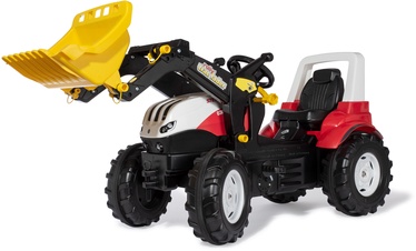 Traktors ar kausu Rolly Toys Steyr 6300 Terrus CVT, melna/sarkana