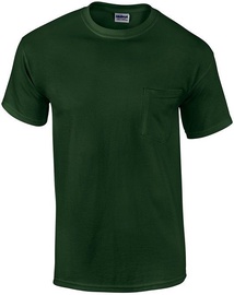 T-krekls Gildan, zaļa, kokvilna, XL izmērs