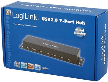 LogiLink USB 2.0 Hub 7-Ports Black