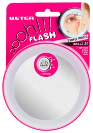 Beter Oooh Flash Mirror Macro 10x With LED Pink 1pc
