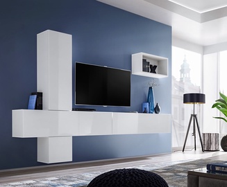 ASM Blox VI Living Room Wall Unit Set White