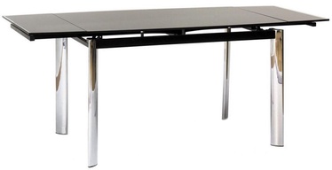 Pusdienu galds Signal Meble GD-020, melna, 1200 - 1800x800x760mm