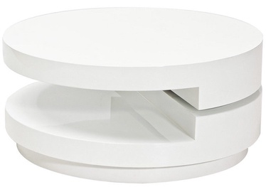 Kafijas galdiņš Signal Meble Fabiola White, 800x800x370 mm