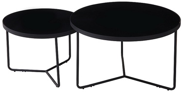 Kafijas galdiņš, melna, 60 cm x 60 cm x 45 cm