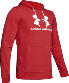 Under Armour Sportstyle Terry Logo Hoodie 1348520-646 Red XL