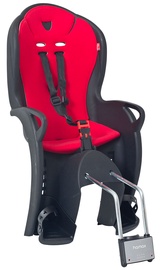 Детское кресло для велосипеда Hamax Kiss 551043, черный/красный, задняя