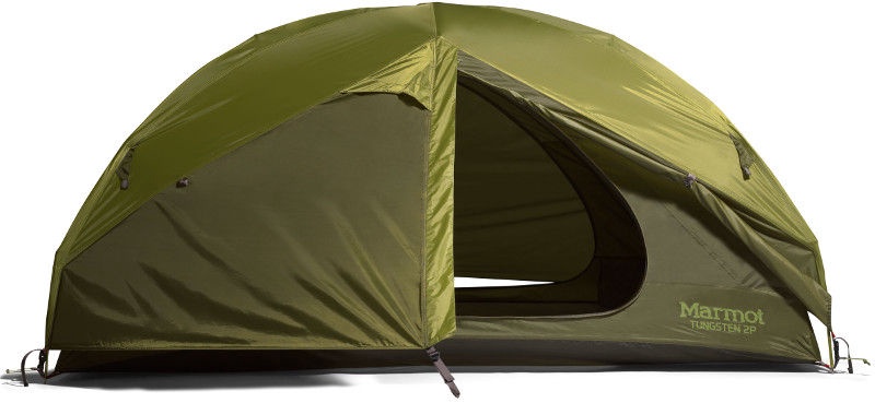 Divvietīga telts Marmot apor 2P, zaļa
