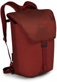 Туристический рюкзак Osprey Transporter Flap Ruffian Red, красный, 25 л