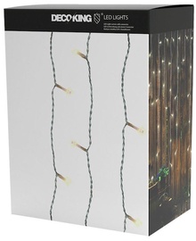Электрическая гирлянда DecoKing LED Curtains, теплый белый, 1x2 м