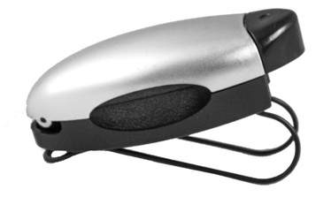 Автомобильный держатель для очков Bottari Sunglasses Holder 79014, серебристый/черный