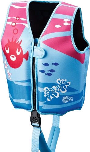 Bērnu glābšanas vestes Beco Sealife, zila/rozā, M, 18 - 30 kg