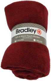 Bradley Plaid Fleece 150x200cm Bordeaux