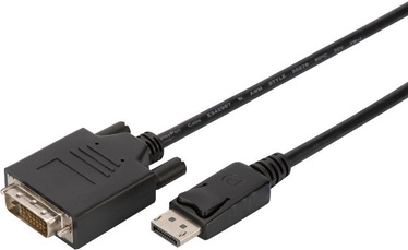 Adapteris Assmann DisplayPort / DVI Displayport, DVI-D, 2 m, juoda