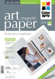ColorWay Photo Paper A4 650 ART Matte Magnetic 5 Pages
