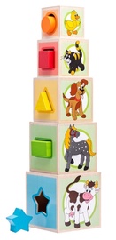 Klucīši Woodyland Stacking And Nesting Blocks 95005, 10 gab.