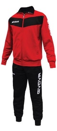 Givova Visa Tracksuit Red Black 3XS