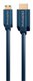 Clicktronic Cable HDMI To Mini HDMI 2m Blue