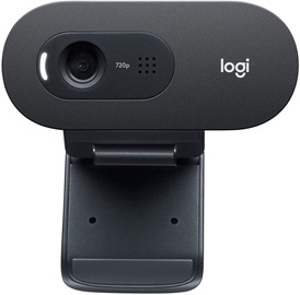 Internetinė kamera Logitech, juoda, CMOS