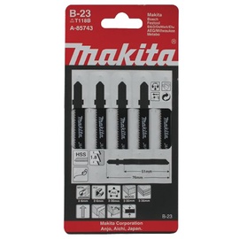 Комплект пилок Makita A-85743 T118B Jigsaw Blade 5pcs