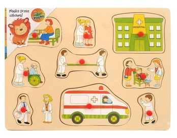 Brimarex Wooden Puzzle Hospital 9pcs 9868