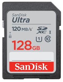 Atmiņas karte SanDisk Ultra, 128 GB
