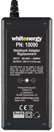 Whitenergy AC Notebook Power Adapter 4.0x1.35mm 45W