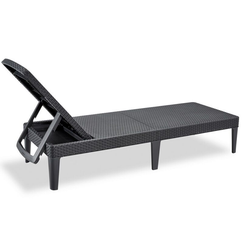 Gultas Keter Jaipur, juodas - Senukai.lt