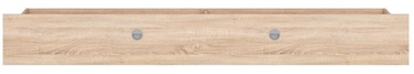 Black Red White Bed Drawer Nepo 90A Sonoma Oak