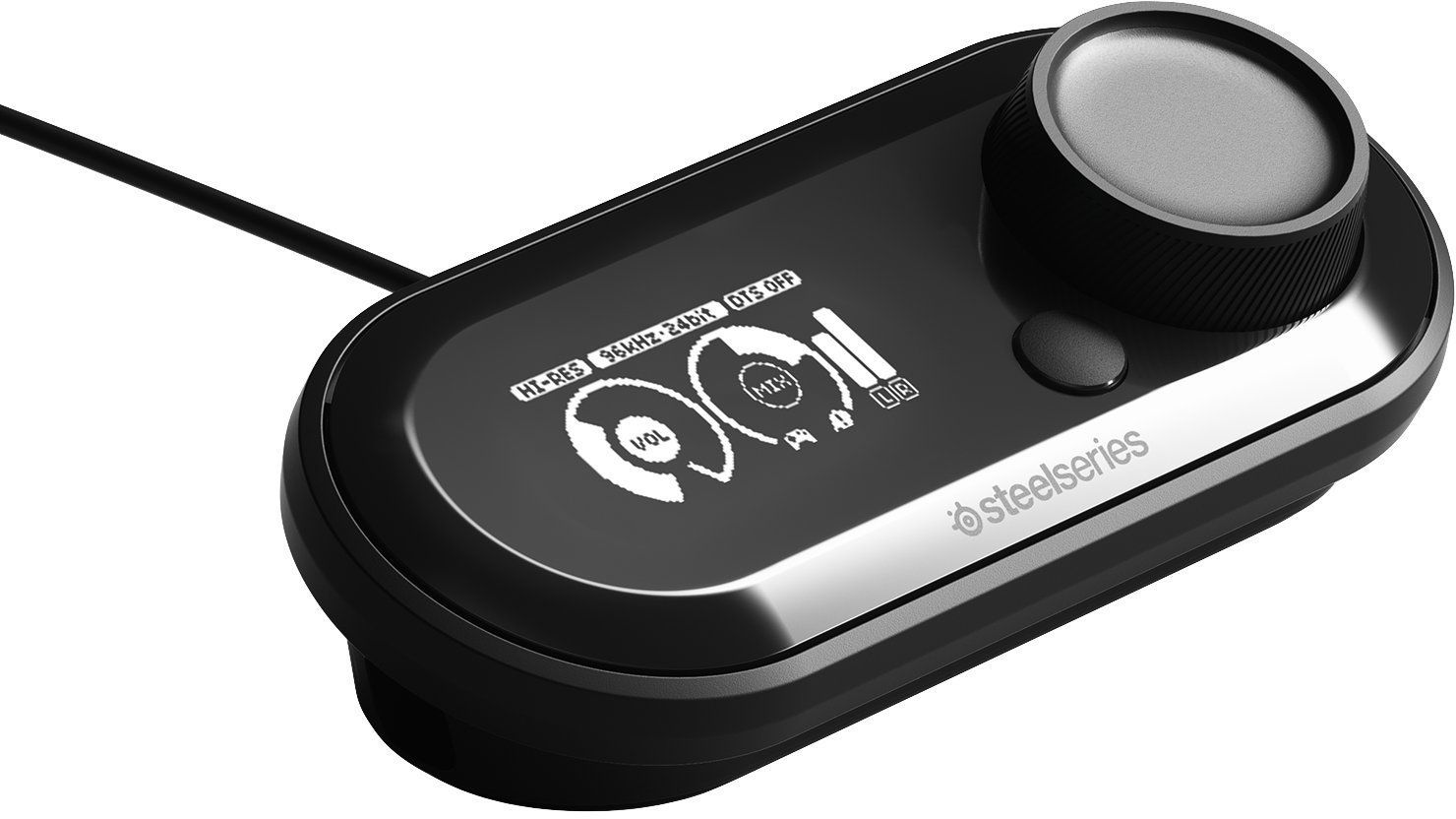 Žaidimų ausinės Steelseries Arctis Pro + GameDAC, juodos - Senukai.lt