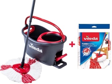 Щетка для мытья полов Vileda EasyWring & Clean Turbo 158571, 550 - 1300 мм