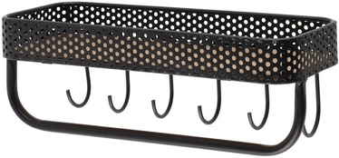 4Living Ziggy Wall Shelf 30x12x11cm Black