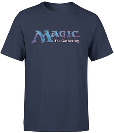 Licenced Magic The Gathering 93 Vintage Logo T-Shirt Navy XXL