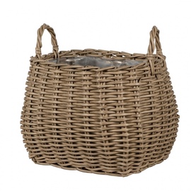Lillekorv NDT Kensington, beež, 46 x 40 x 36 cm