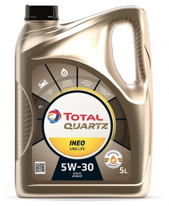 Motoreļļa Total Quartz Ineo Long Life 5W - 30, sintētiskais, vieglajam auto, 5 l