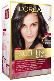 Juuksevärv L´Oréal Paris Excellence Intense, Black, Black 2